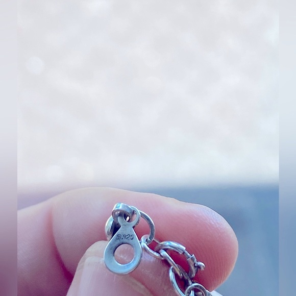 SHUBE Sterling Liquid Silver Amethyst Lapis block Bead Multi Strand Necklace - Picture 6 of 6